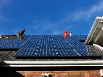 solar panels on roof causing leaks