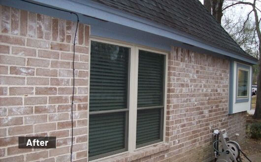 New Vinyl Low E double insulated replacement windows in The Woodlands Texas