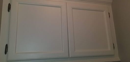 bathroom cabinets refinished and stained in Tomball Texas