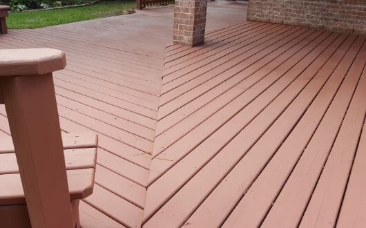 new deck staining and painting in The Woodlands Texas