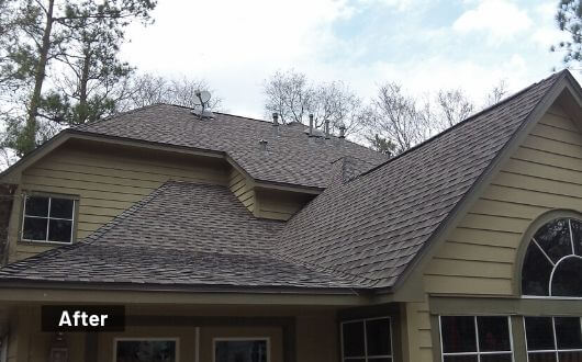 new roof replacement with GAF Timberline roof shingles