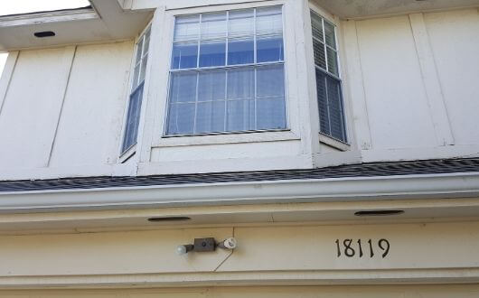 rotted exterior window trim in Tomball Texas