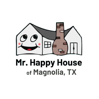 Mr. Happy House of Magnolia, TX logoo