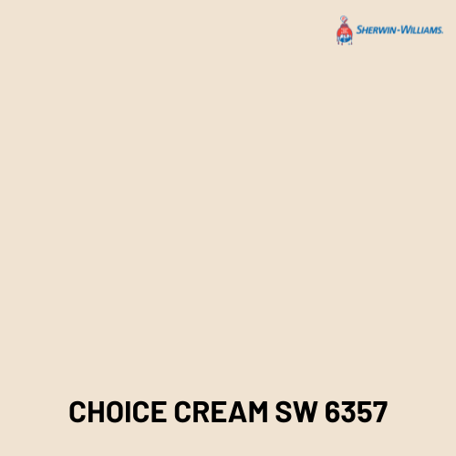 Choice Cream from Sherwin Williams SW 6357