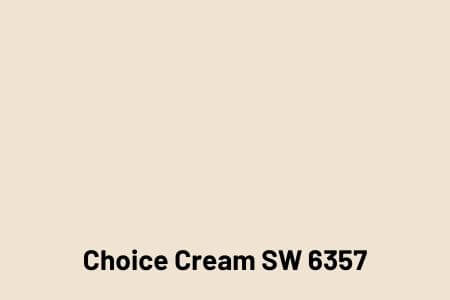 Choice Cream from Sherwin Williams SW 6357
