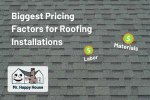 biggest pricing factors for roofing projects