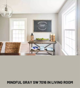 Mindful Gray from Sherwin Williams SW 7016 | Mr. Happy House