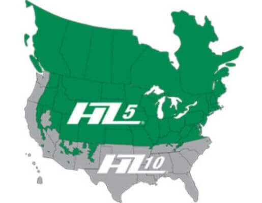 HardiePlank type location in North America