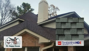 GAF Timberline HDZ roof shingles installed by Mr. Happy House