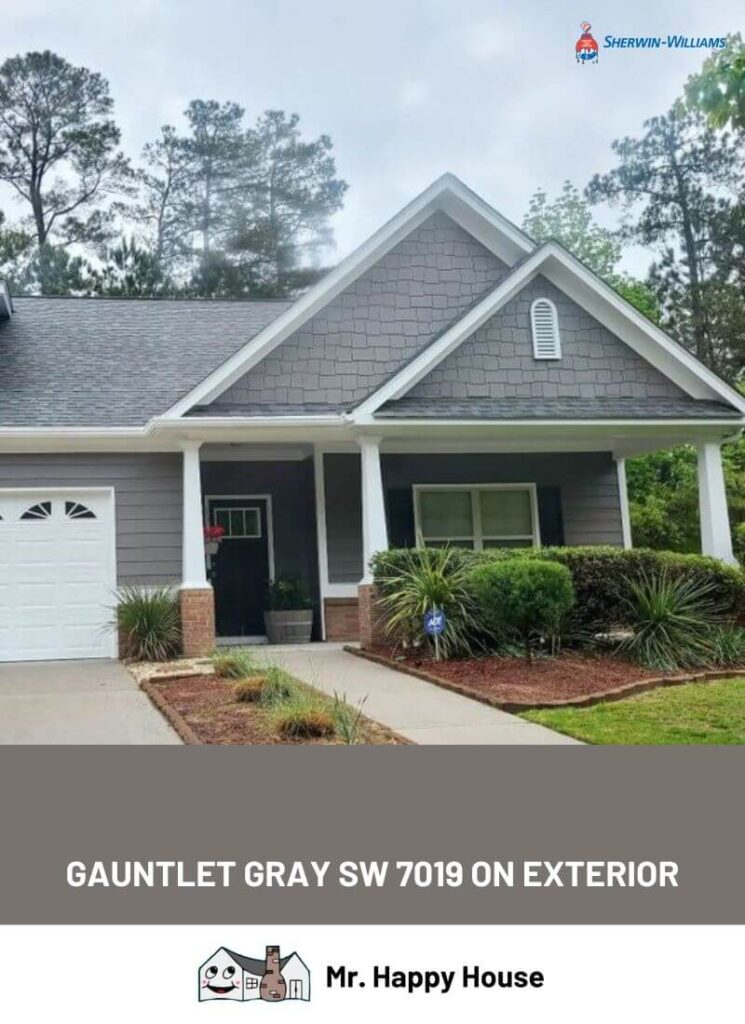 Gauntlet Gray SW 7019 on exterior of house (1)