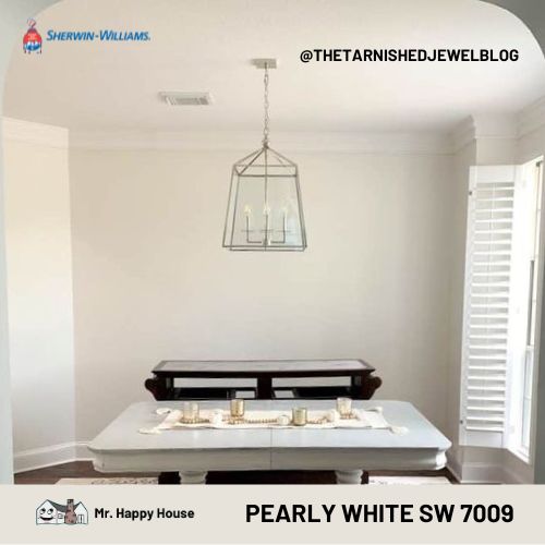 Pearly White SW 7009 Paint Color Review