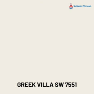 Greek Villa SW 7551 from Sherwin Williams paint color