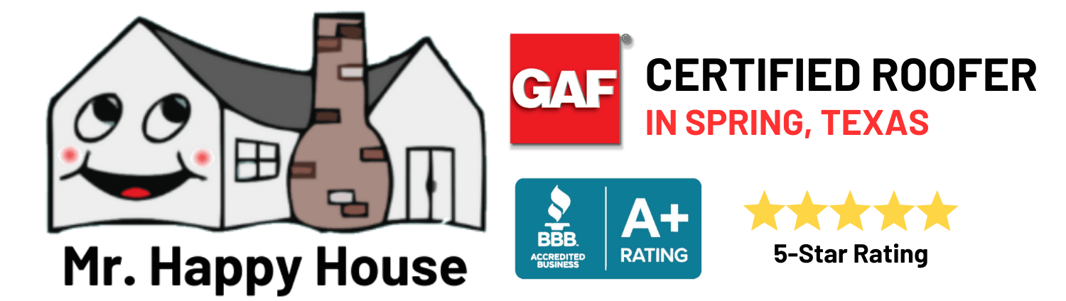 Mr Happy House Roofing of Spring, TX Mobile Header